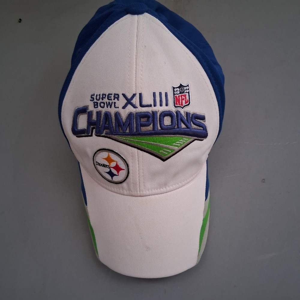 Mens NFL‎ REEBOK Super Bowl XLIII CHAMPIONS Pittsburgh Steelers VGUC